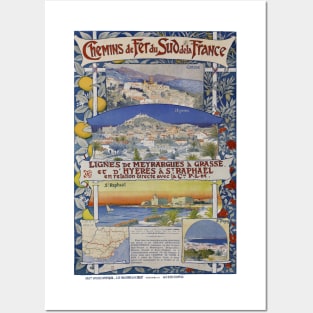 Affiche Chemin de fer du Sud de la France Posters and Art